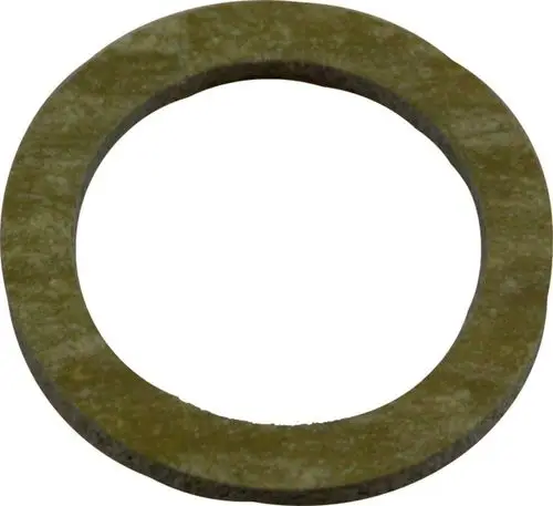 Runde Dichtung aus Gummi mit mittigem Loch, offenbar für den Einsatz in Anschlüssen, möglicherweise kompatibel mit Wolf Produkten.